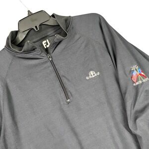 FootJoy 2012 North South Junior Amateur Golf Quarter Zip Pullover Jacket L Mens